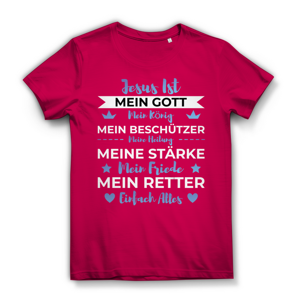 Damen  Bio T-Shirt jesus ist mein gott