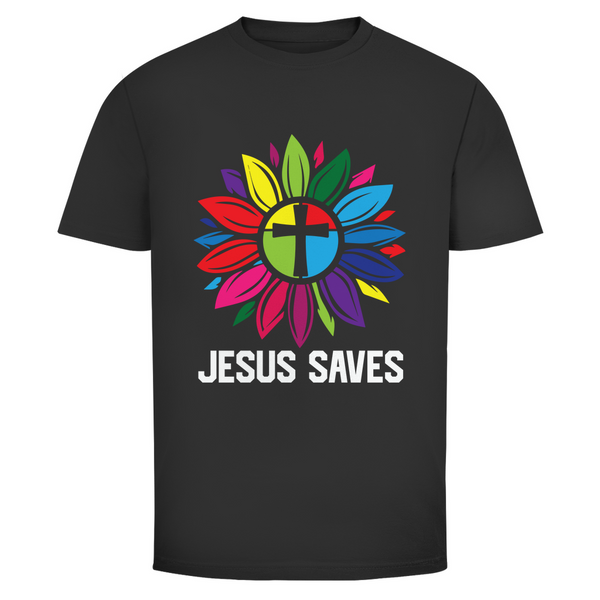 Herren T-Shirt jesus saves