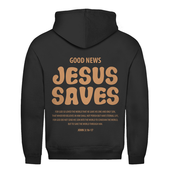 Herren Hoodie jesus saves john 3:16-17