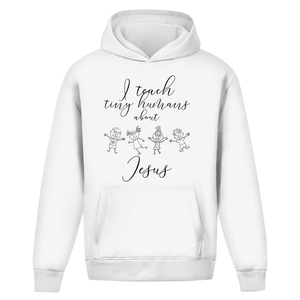 Oversize Hoodie Ohne Kordel i teach tiny humans about jesus