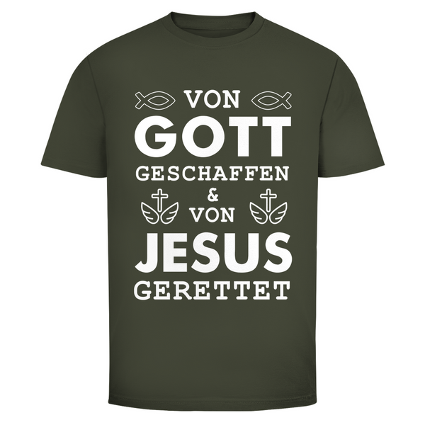 Herren T-Shirt von gott geschaffen