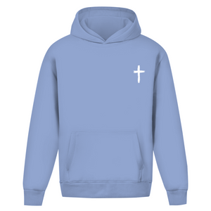 Oversize Hoodie Ohne Kordel kreuz