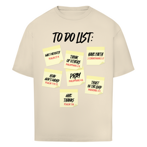Oversize T-Shirt to do list