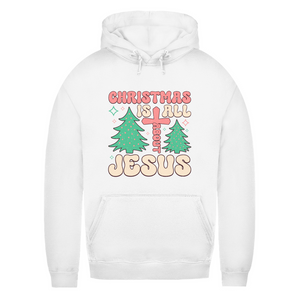 Damen Hoodie christmas is all about jesus