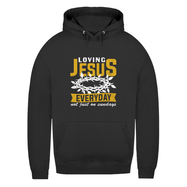 Damen Hoodie loving jesus everyday