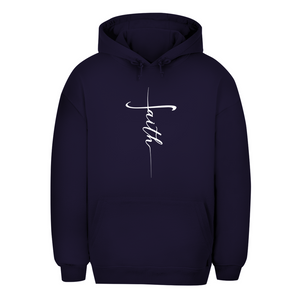 Unisex Oversize Hoodie faith kreuz