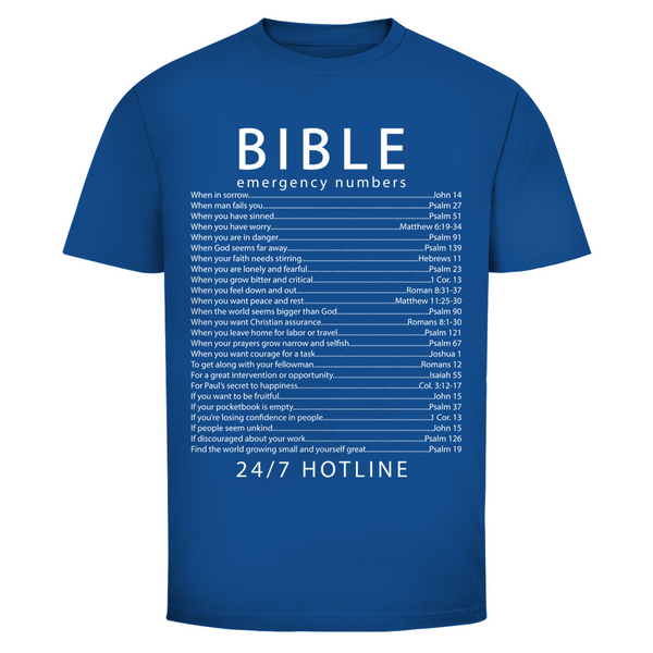 Herren T-Shirt bible