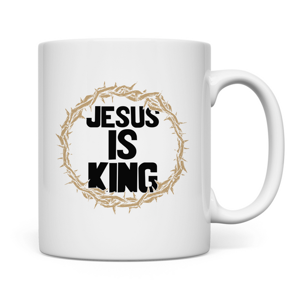 Tasse jesus is king dornenkrone