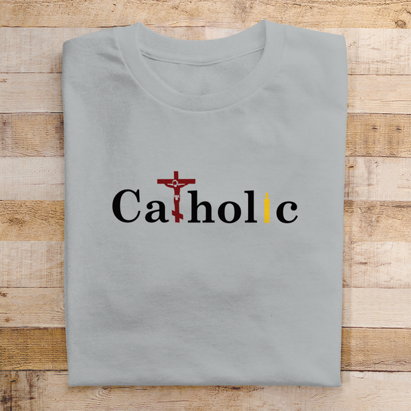 Herren T-Shirt catholic