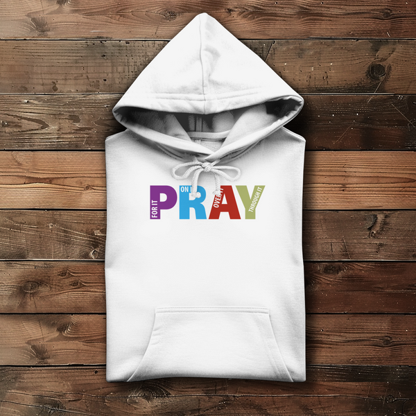 Damen Hoodie pray on it