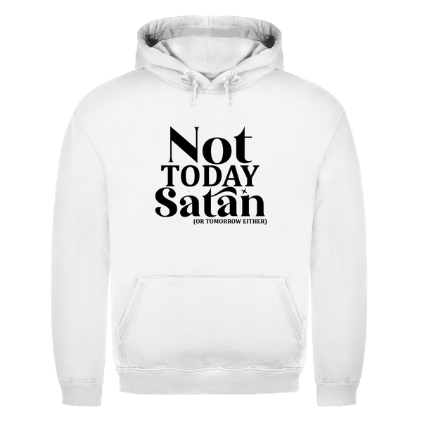 Herren Hoodie not today satan