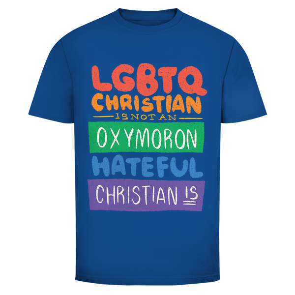 Herren T-Shirt lgbtq christian