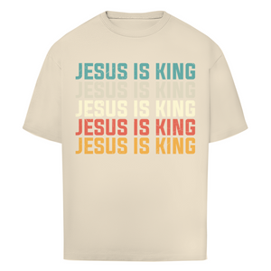 Oversize T-Shirt jesus is king vintage