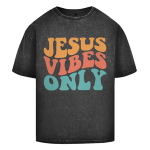 Oversize Washed T-Shirt jesus vibes only