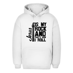 Unisex Oversize Hoodie jesus is my rock guitarist