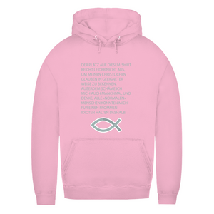 Damen Hoodie ICHTHYS spruch