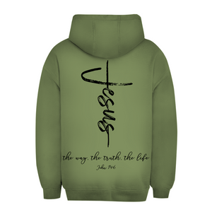 Unisex Oversize Hoodie the way the truth the life john 14:6
