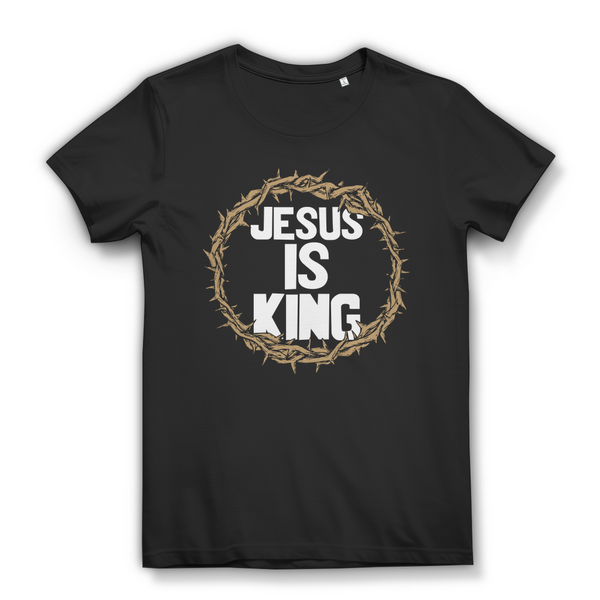 Damen Bio T-Shirt jesus is king dornenkrone