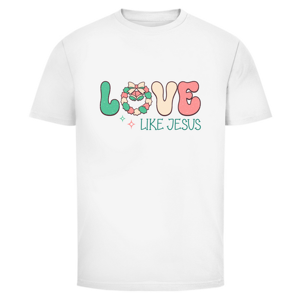 Herren T-Shirt love like jesus