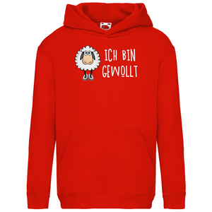 Kinder Hoodie ich bin gewollt