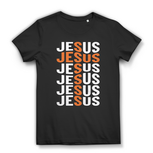Damen Bio T-Shirt jesus kreuz