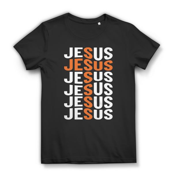 Damen Bio T-Shirt jesus kreuz