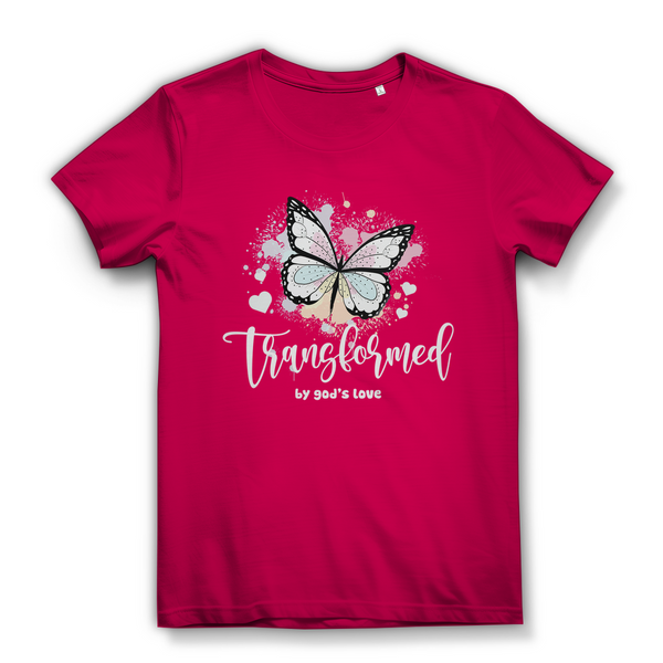 Damen Bio T-Shirt transformed by gods love