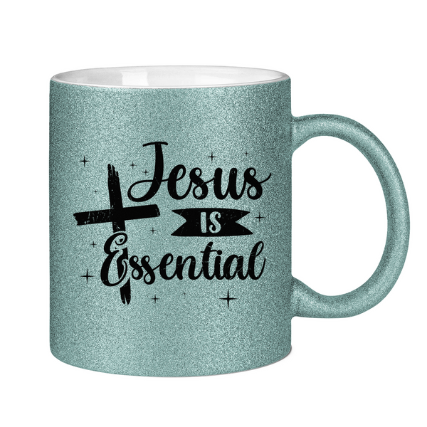 Glitzertasse jesus is essential