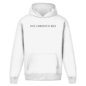 Oversize Hoodie Ohne Kordel ave christus rex