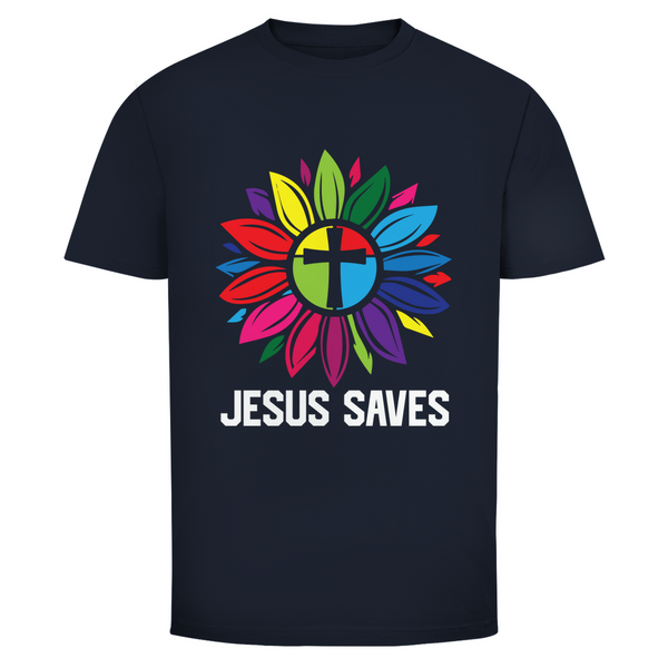 Herren T-Shirt jesus saves