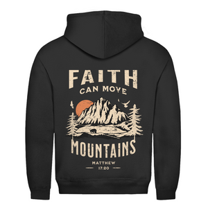 Herren Hoodie faith can move mountains matthew 17:20