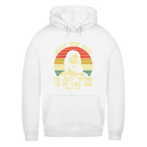 Damen Hoodie jesus took naps mark 4:38