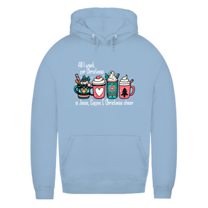 Damen Hoodie all i want for christmas is jesus coffee