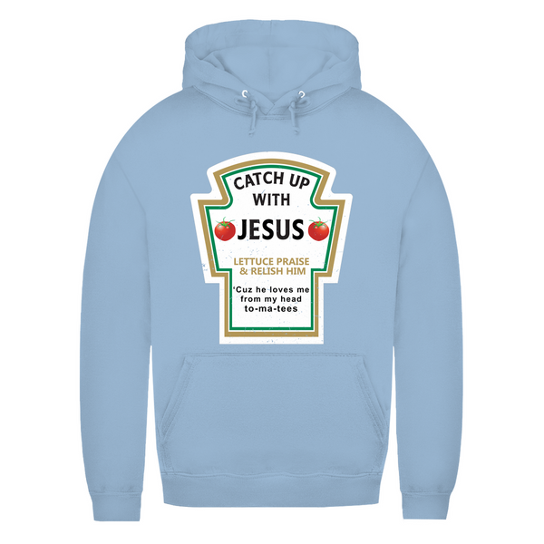 Damen Hoodie catch up with jesus