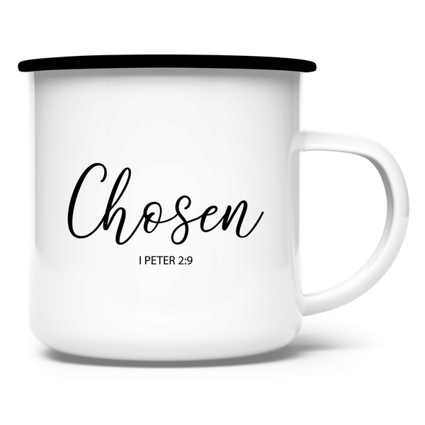 Emaille Tasse chosen 1 peter 2:9