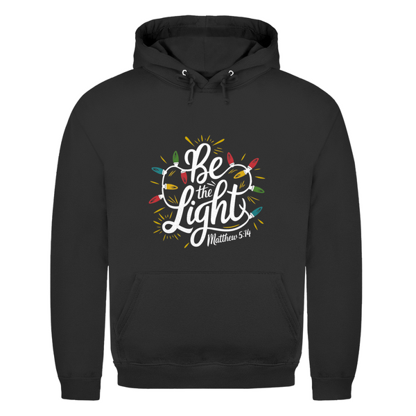 Herren Hoodie be the light matthew 5:14