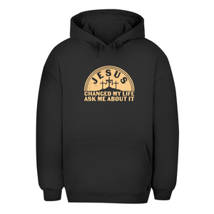 Unisex Oversize Hoodie jesus chaged my life