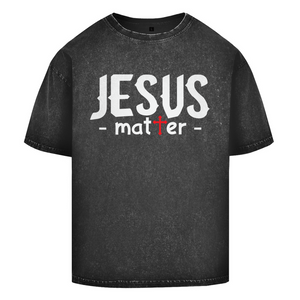 Oversize Washed T-Shirt jesus matter