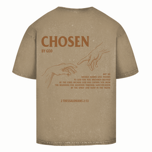 Oversize Washed T-Shirt chosen by god 2 thessalonians 2:13