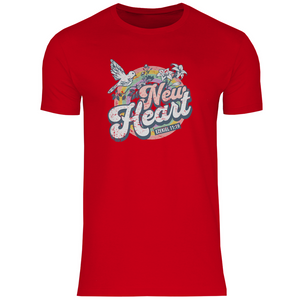 Herren T-Shirt new heart ezekiel 11:19