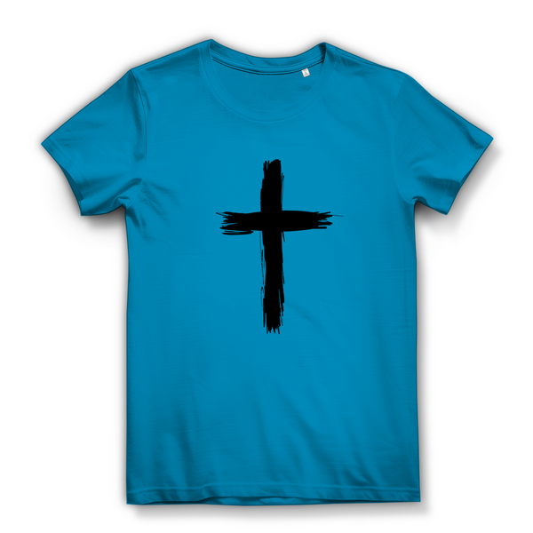 Damen Bio T-Shirt kreuz