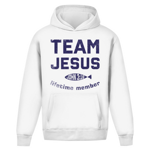 Oversize Hoodie Ohne Kordel team jesus john 3:16
