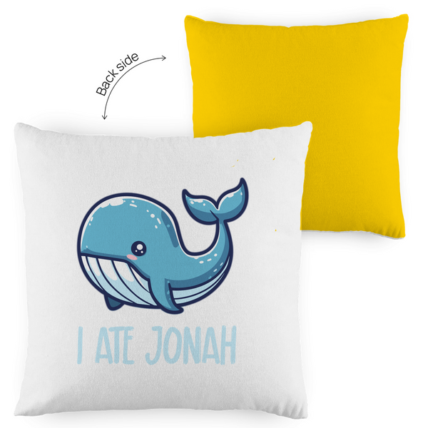 Kopfkissen zweifarbig i ate jonah wal