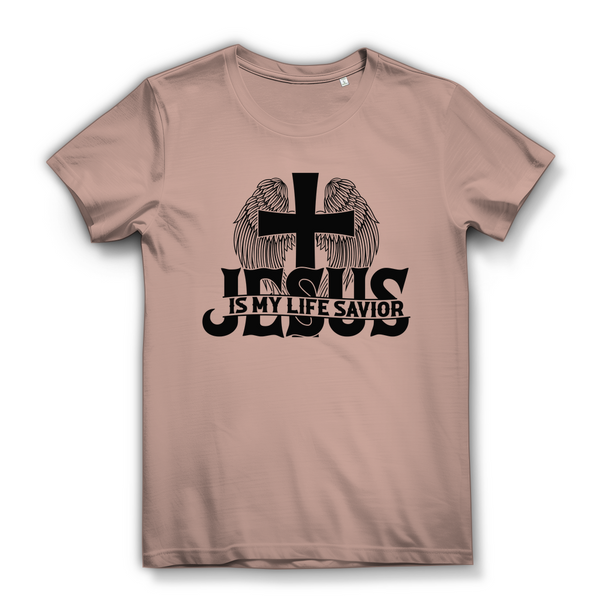 Damen Bio T-Shirt jesus is my life savior