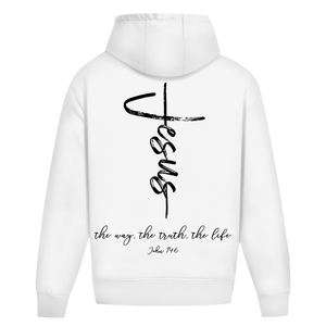 Oversize Hoodie Ohne Kordel the way the truth the life john 14:6