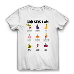 Damen Bio T-Shirt god says i am handsome
