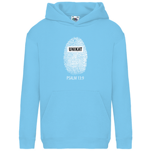 Kinder Hoodie unikat psalm 13:9