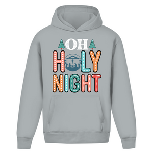 Oversize Hoodie Ohne Kordel oh holy night