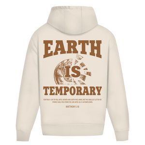 Oversize Hoodie Ohne Kordel earth ist temporary matthew 5:18