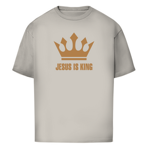 Oversize T-Shirt jesus is king krone